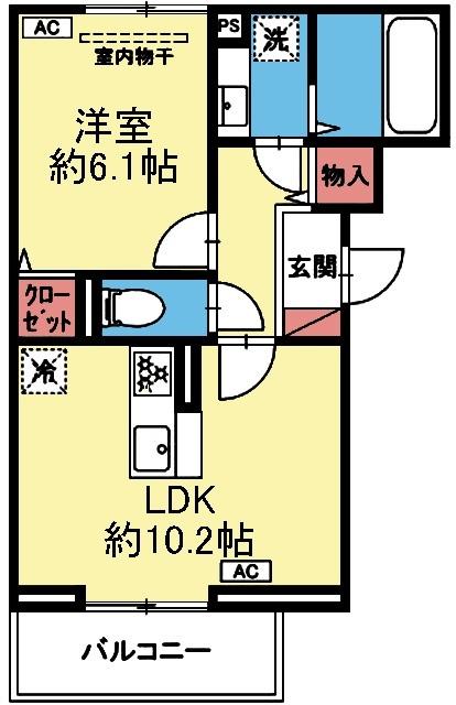 40.9㎡の1LDK