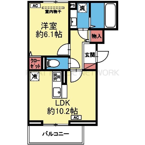 40.9㎡の1LDK