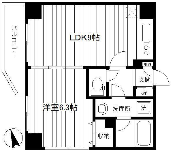 1DK貸マンションです！