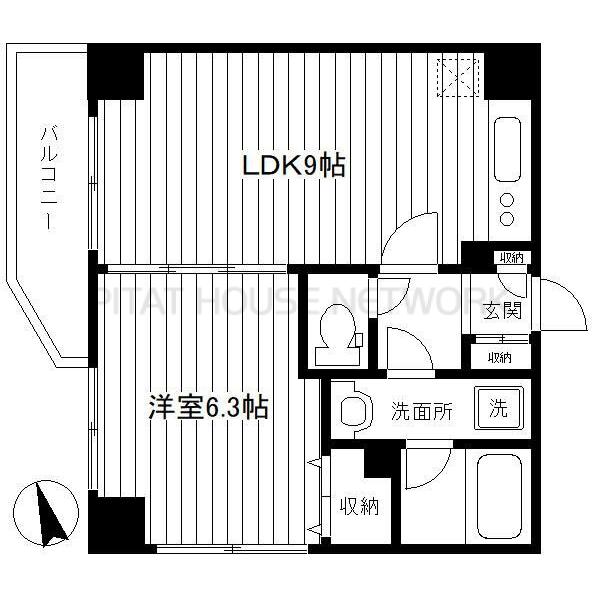 1DK貸マンションです！