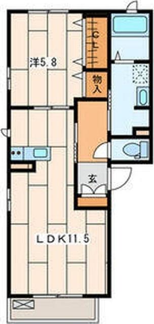 1LDK貸マンションです！