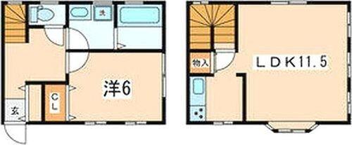 1LDK貸テラスハウスです！