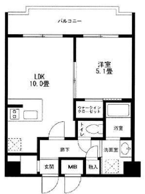 1LDK貸マンションです！