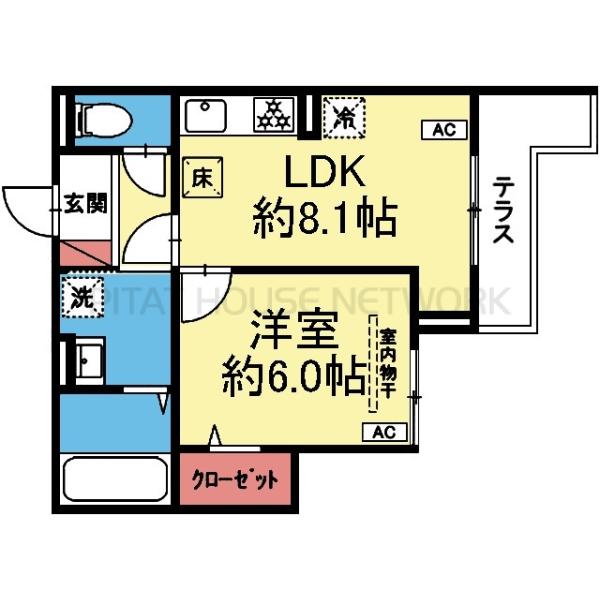 36.98㎡の1LDK