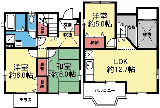 全室2面採光！