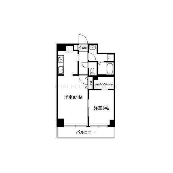 1LDK貸マンションです！