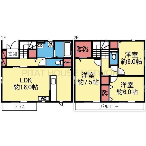全室2面採光の3LDK