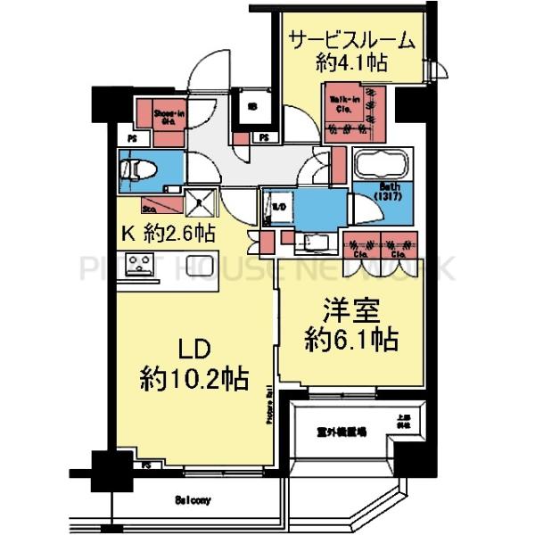 WIC付き1SLDK