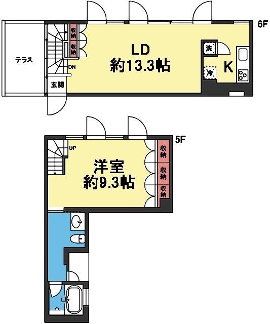 5-6階メゾネットタイプ