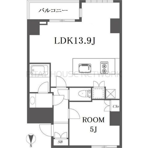 1LDK貸マンションです！