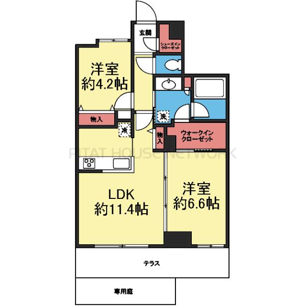 大きい収納が特徴的！