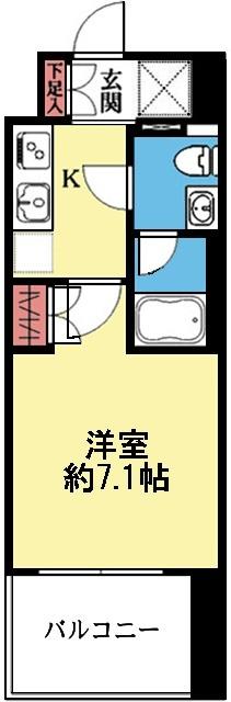 バルコニー南向きです