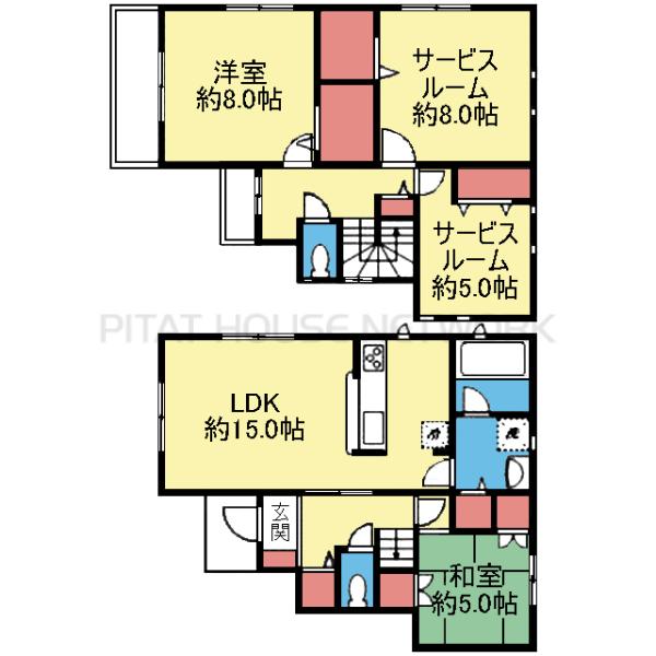 全室収納ある2SSLDK
