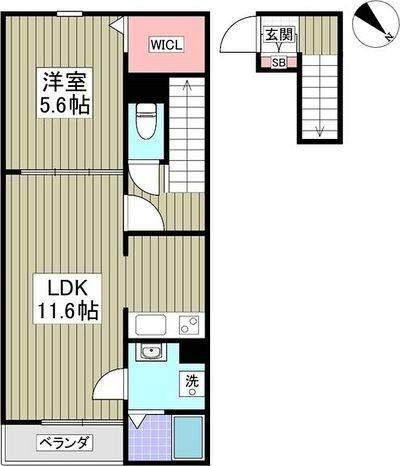 二人入居向けです