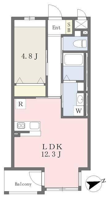 1LDK貸マンションです！