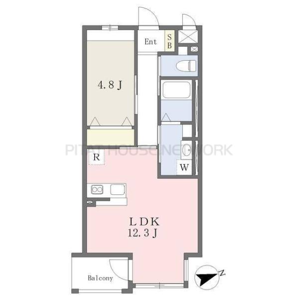 1LDK貸マンションです！