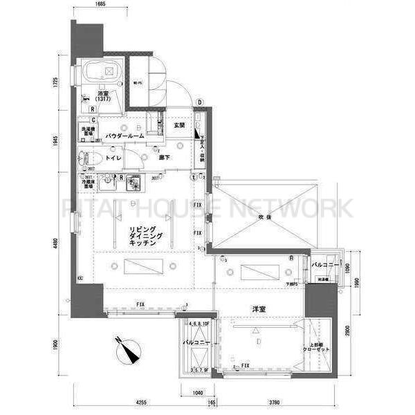 1LDK貸マンションです！