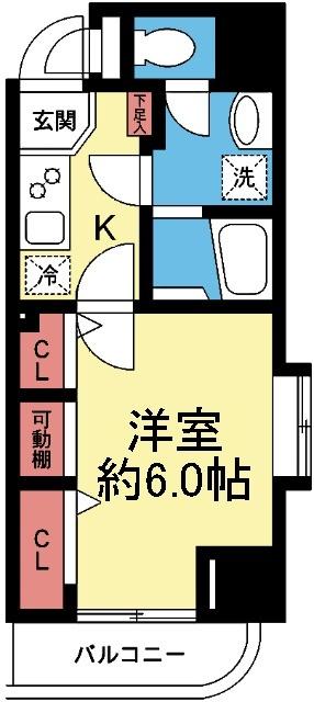 収納豊富な角部屋です