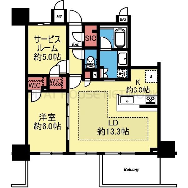床暖房付き1SLDK