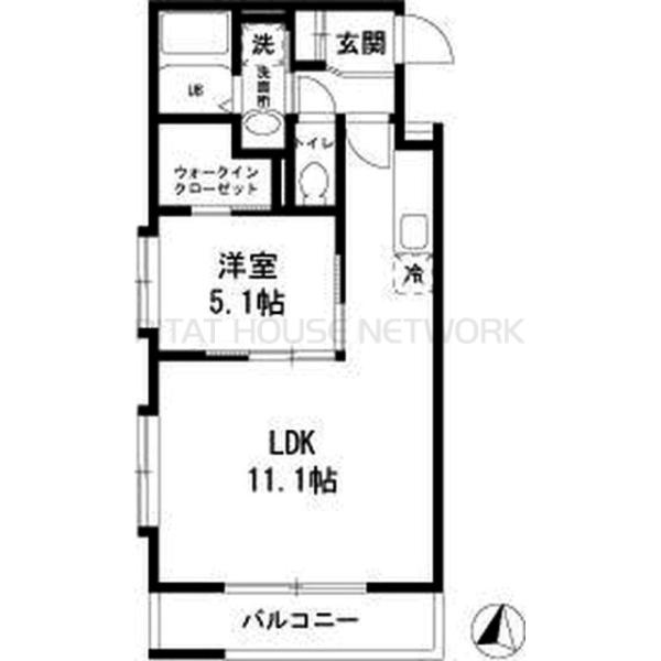 1LDK貸マンションです！