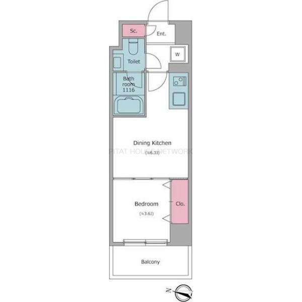 1DK貸マンションです！