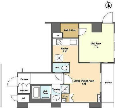 1LDK貸マンションです！