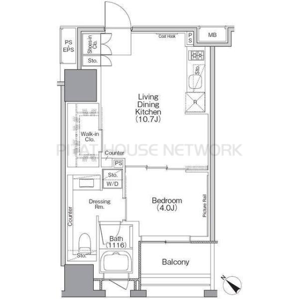 1LDK貸マンションです！