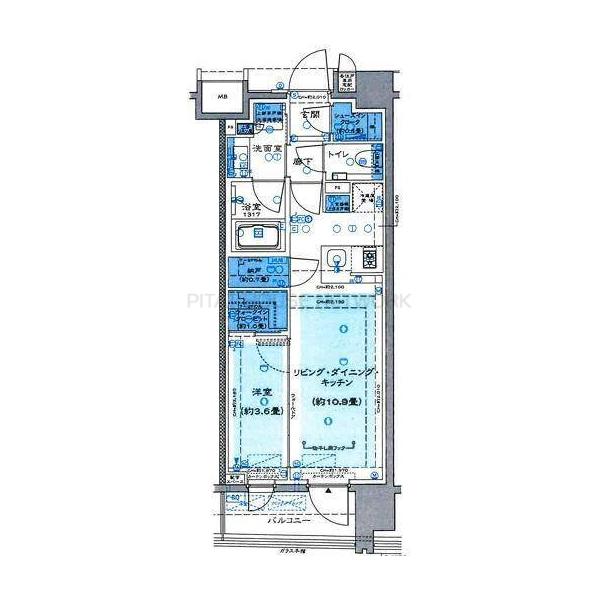 1LDK貸マンションです！