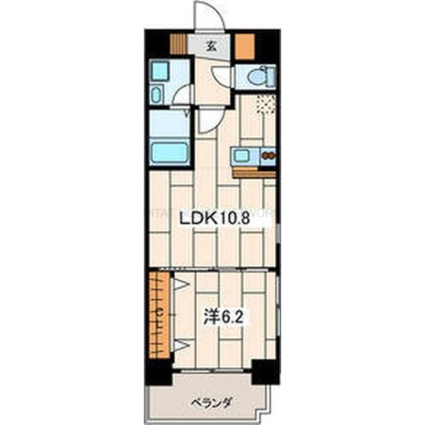 1LDK貸マンションです！