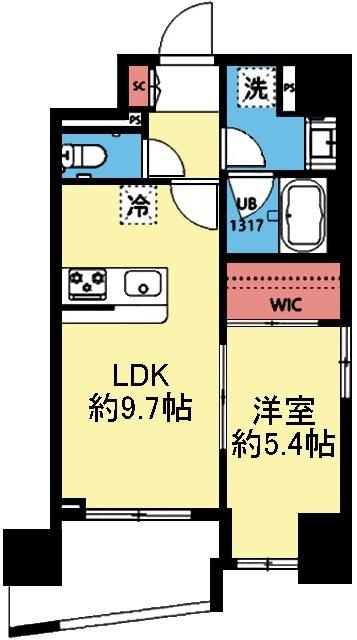 WIC付き1LDK