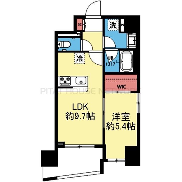 WIC付き1LDK