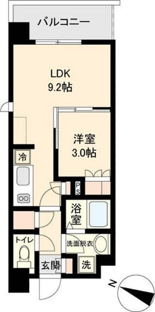 1LDK貸マンションです！