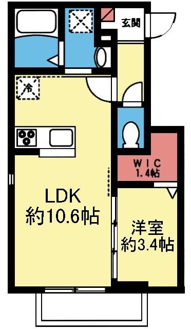 1LDK+WIC