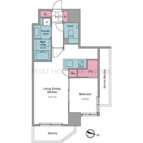 1LDK貸マンションです！