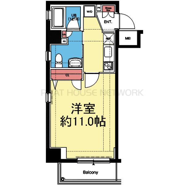 南東向き角部屋です