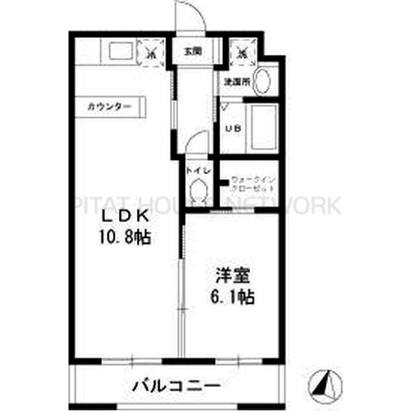 1LDK貸マンションです！