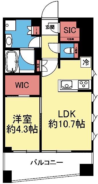 1LDK＋WIC＋SIC
