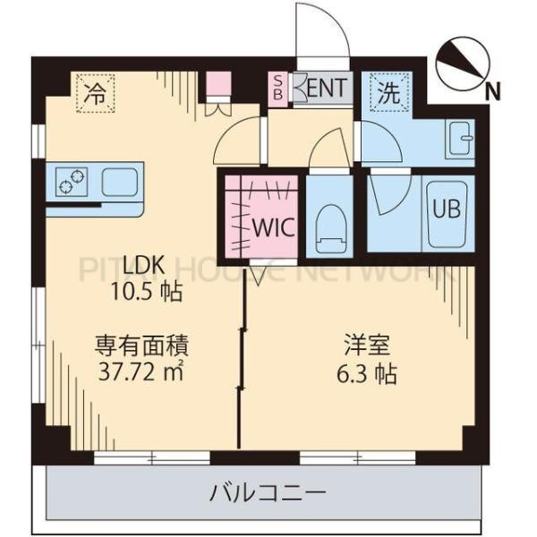 1LDK貸マンションです！