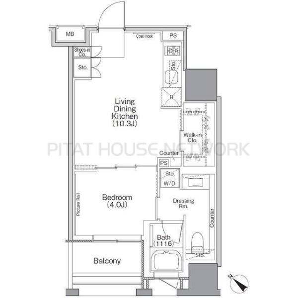 1LDK貸マンションです！