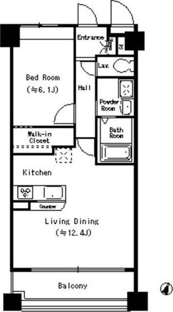 1LDK貸マンションです！