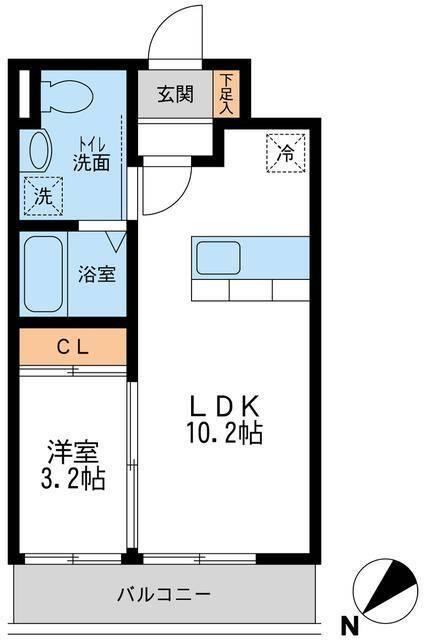 1LDK貸マンションです！