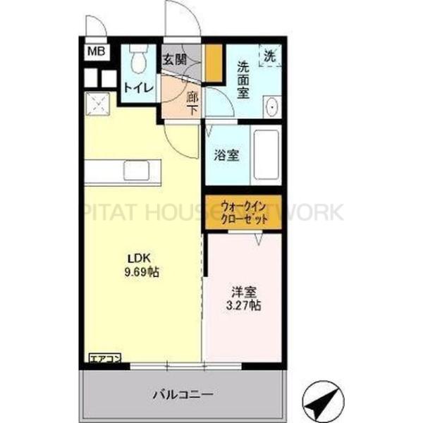 1LDK貸マンションです！