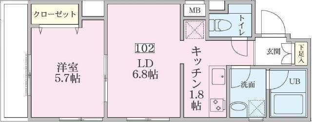 1LDK貸マンションです！