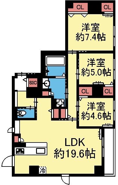 最上階1フロア専有！