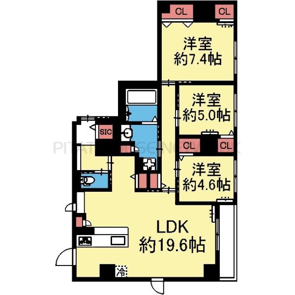 最上階1フロア専有！