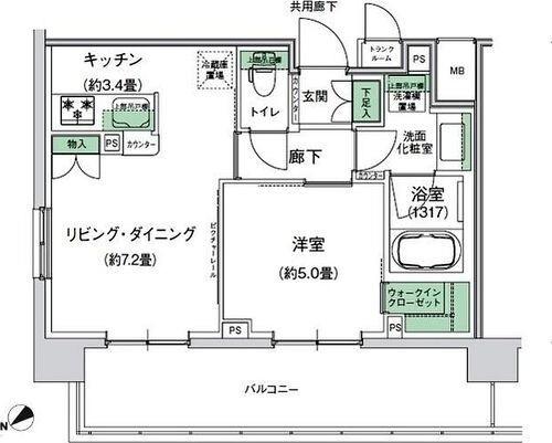 1LDK貸マンションです！