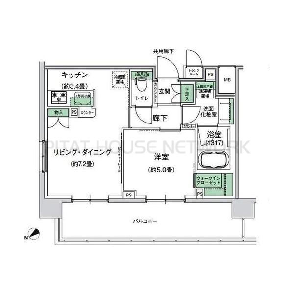 1LDK貸マンションです！