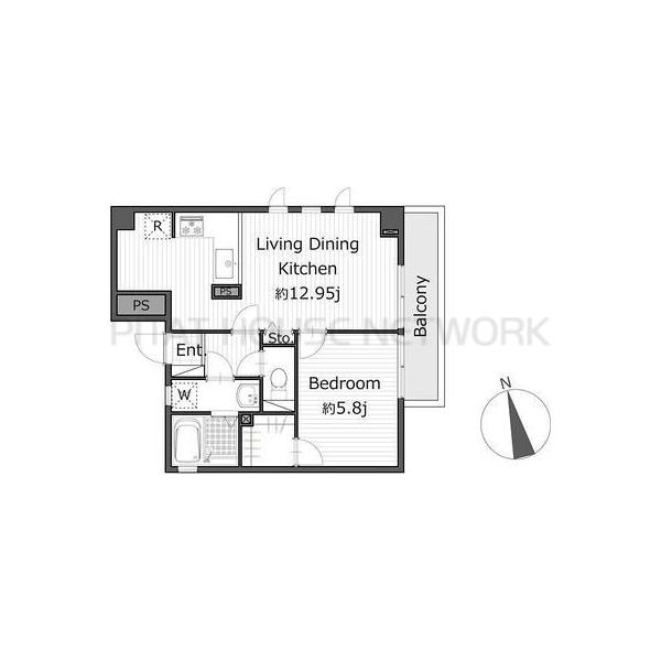 1LDK貸マンションです！