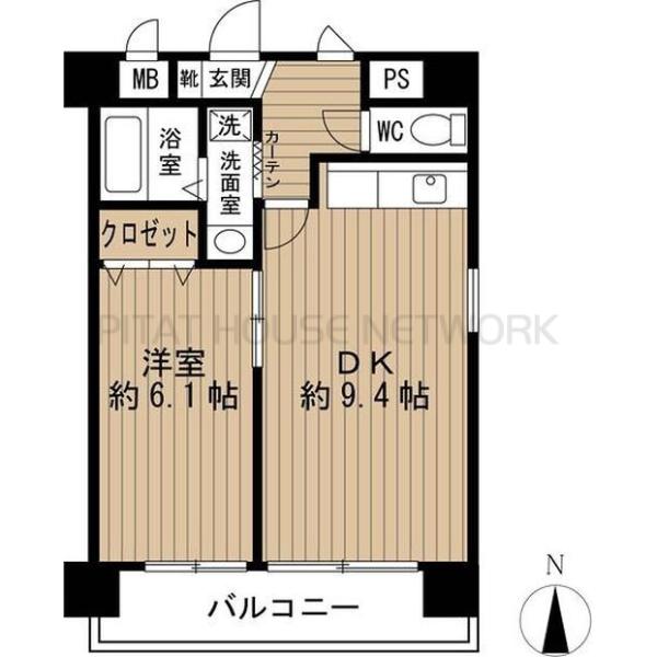 1LDK貸マンションです！