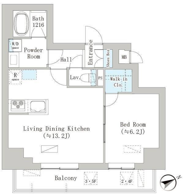 1LDK貸マンションです！